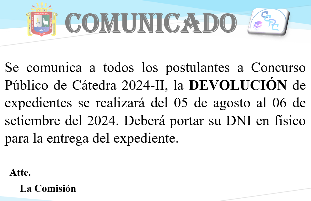 Comunicado